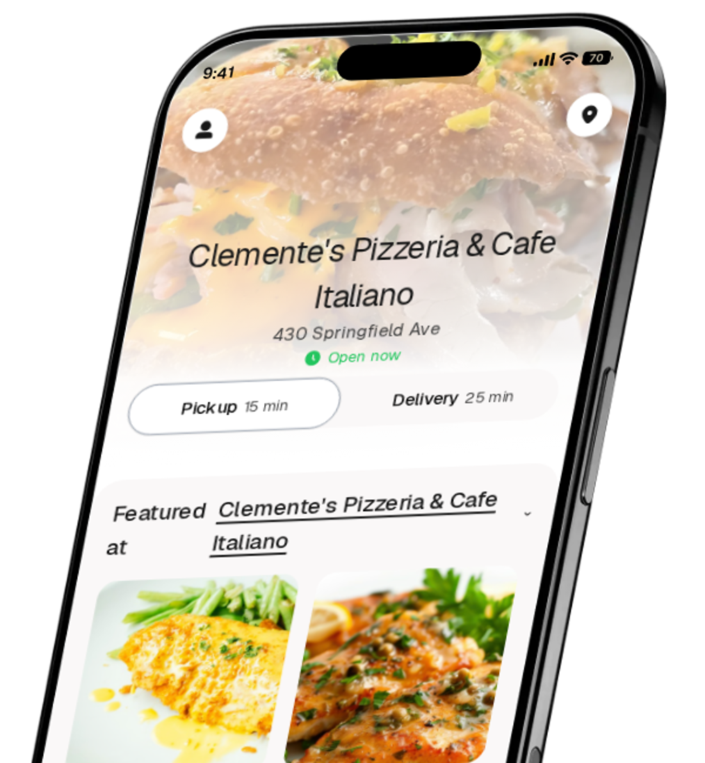 Clemente's Pizzeria & Cafe Italiano app preview