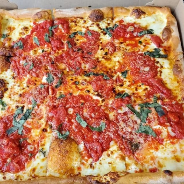 Drunken Grandma Pizza.